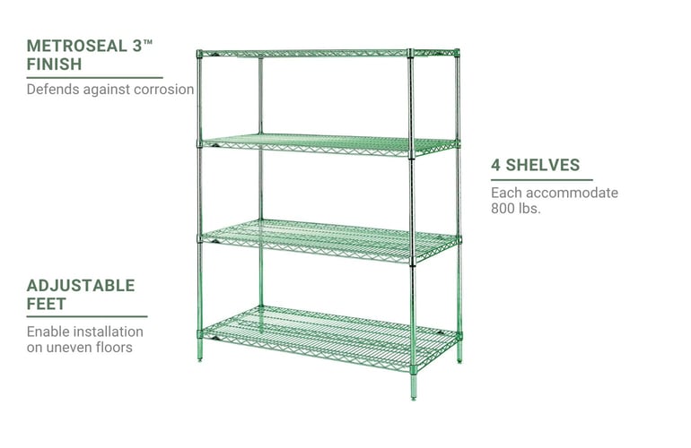 Shelf Fits L-1836 Metro-Style Shelves Shelf Fits L-1836 Metro-Style Shelves