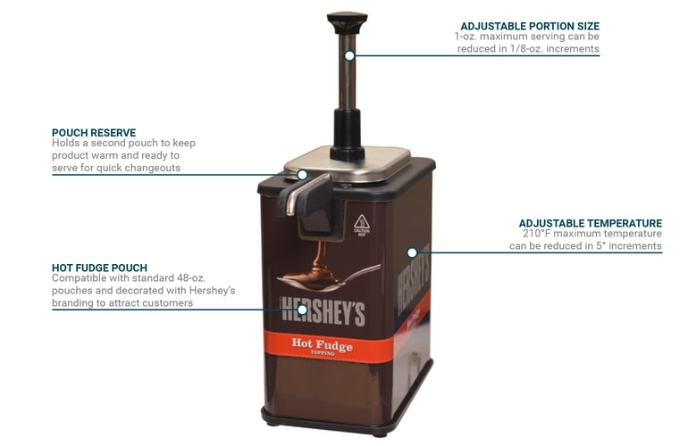 HERSHEY'S Hot Beverage Machine, Brown (Discontinued by Manufacturer)