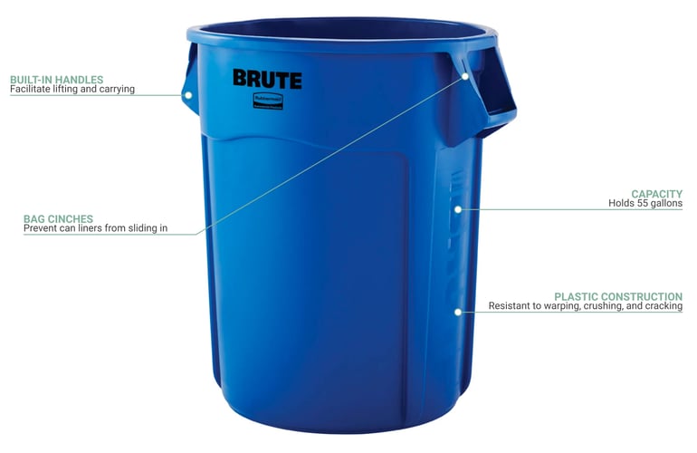 Rubbermaid 1779732 Features