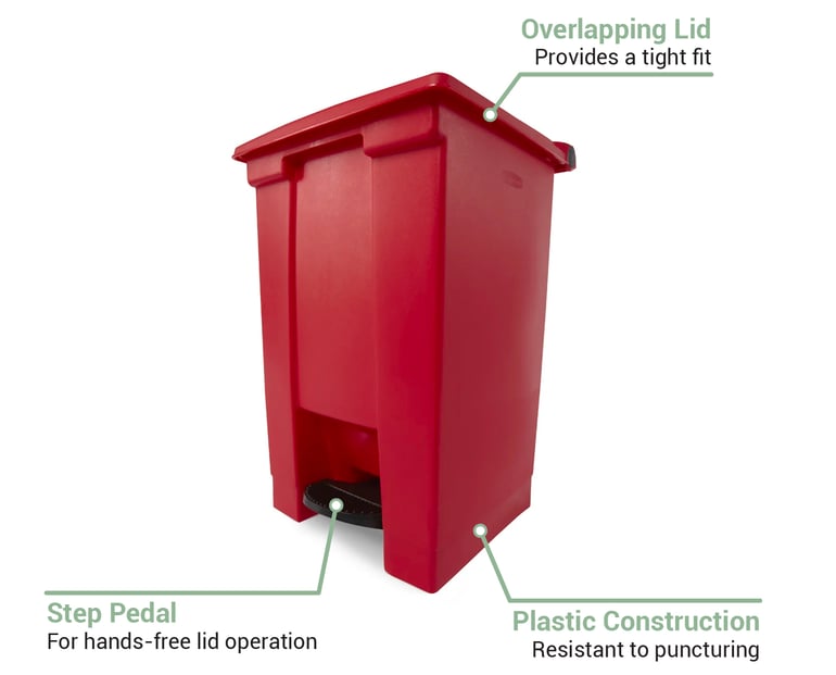 Rubbermaid 614400RED Features