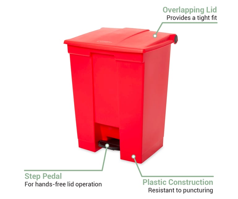 Commercial Trash Cans & Containers - KaTom Restaurant Supply