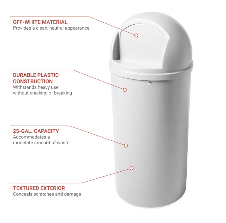 Rubbermaid 817088ow Features