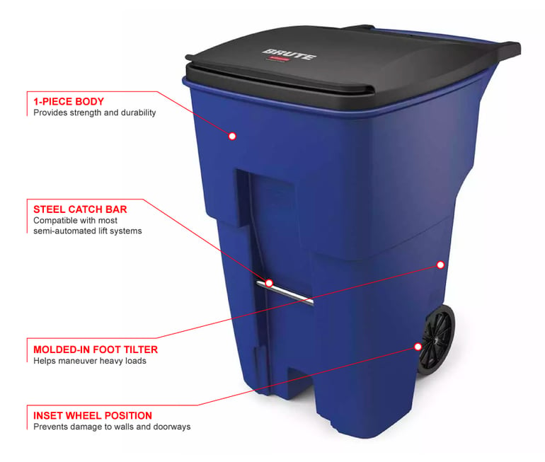 Automatic Lift Trash Can