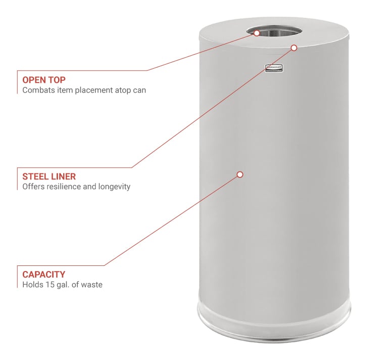 Rubbermaid cc16glsss Features