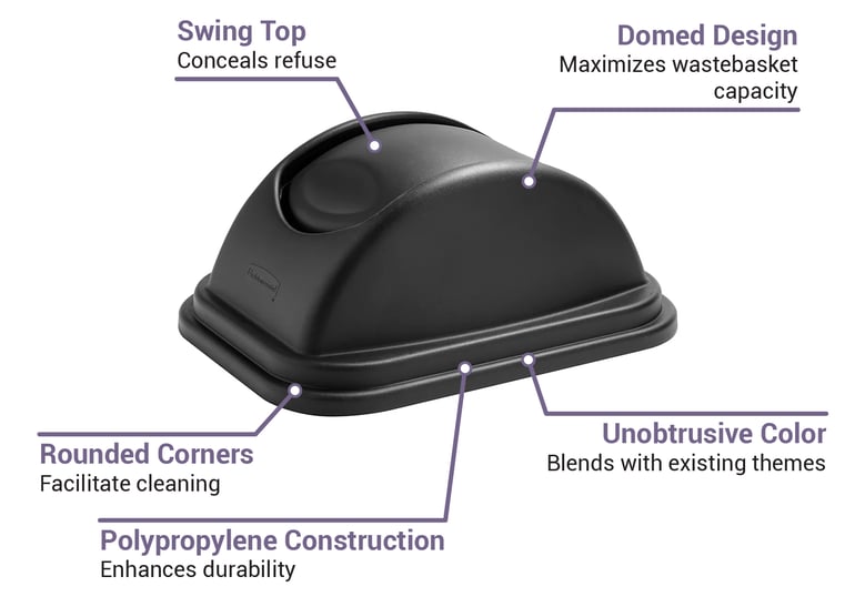 Rubbermaid FG306700BLA Features