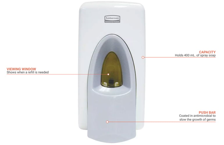 Rubbermaid FG450008 Features