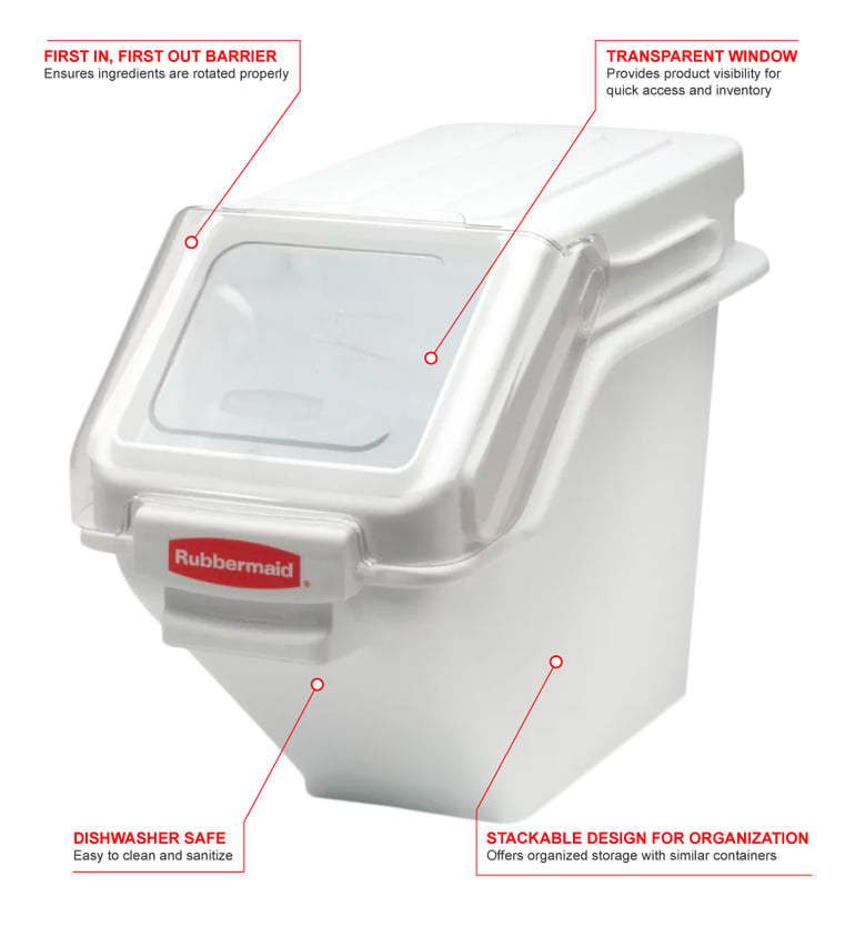 Rubbermaid fg9g5700wht Features