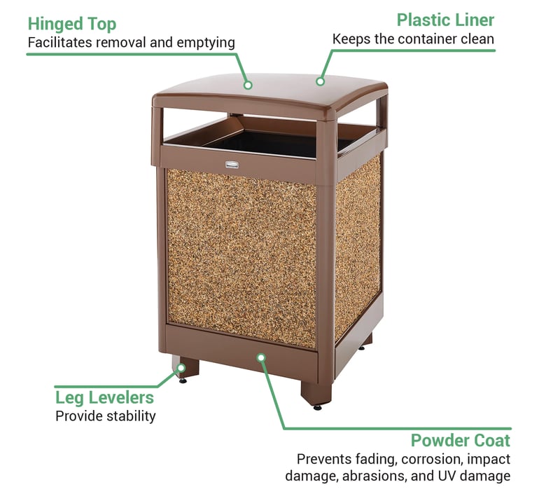 Rubbermaid FGR38HT201PL Features