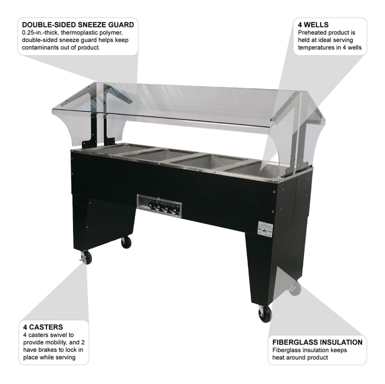 Advance Tabco b4240bx Features