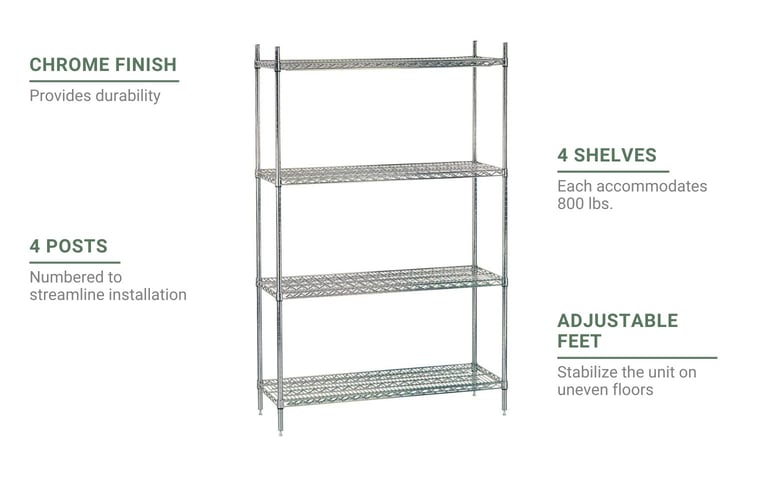 Advance Tabco ECC1842 Features