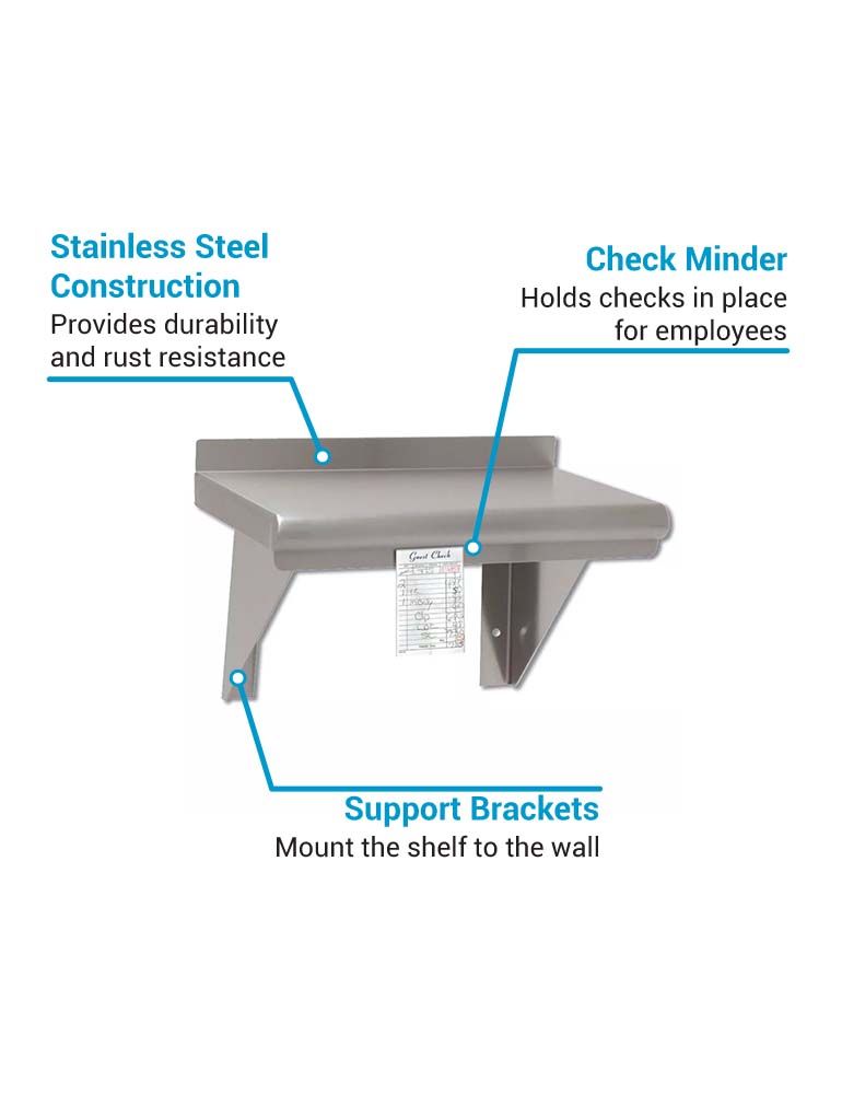 Advance Tabco WS1296CMX Features