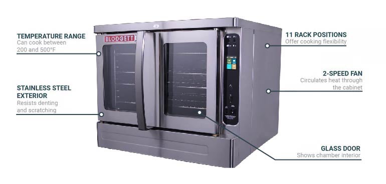 Blodgett DFG200BASELP Features