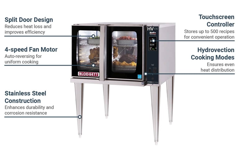 Blodgett HVH100GSGLLP Features