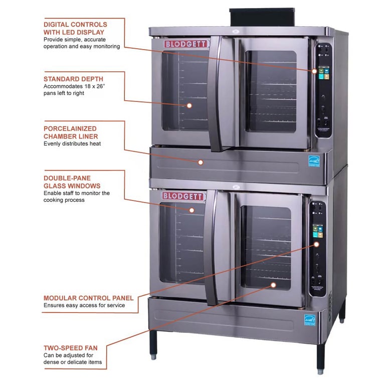 Blodgett MARKVDOUBLE2081 Features