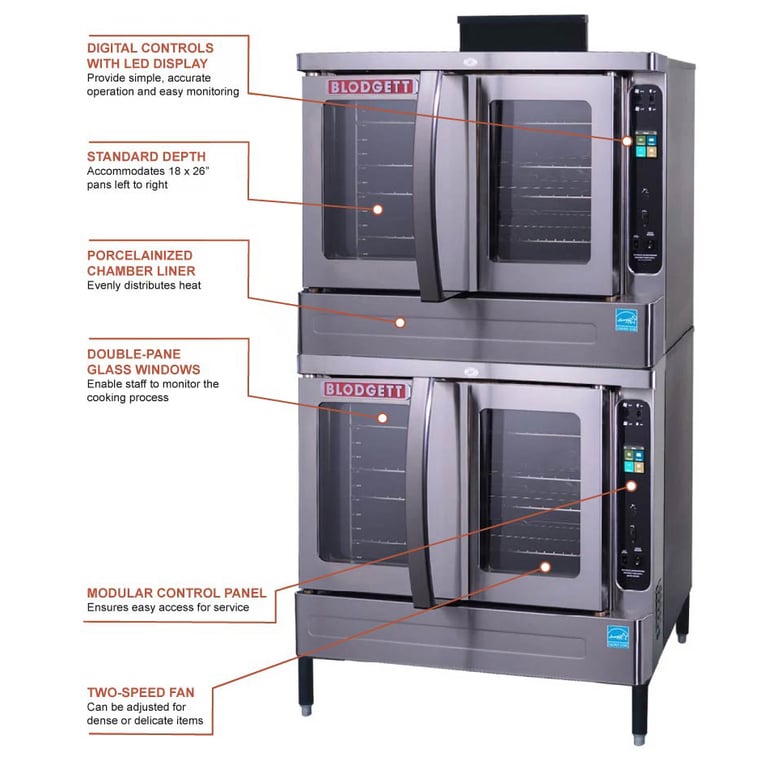 Blodgett MARKVDOUBLE2083 Features