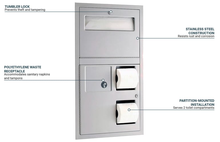 Bobrick B3574 Features