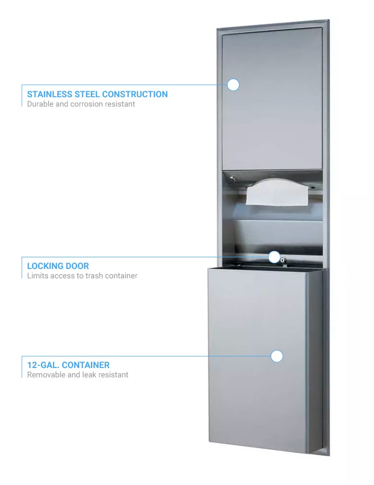 Bobrick b3942 Features