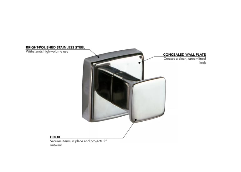 Bobrick B671 Features
