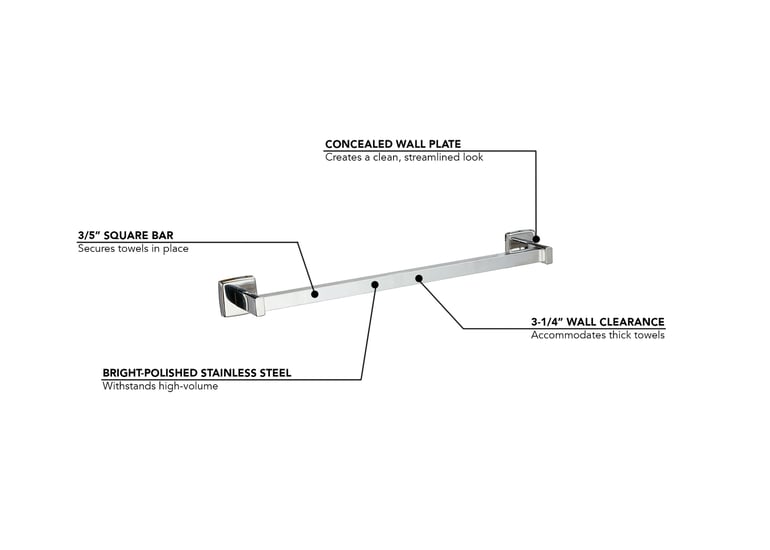 Bobrick B673X24 Features