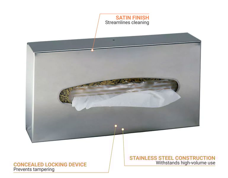 SURFACE MOUNTED FACIAL TISSSUE DISPENSER