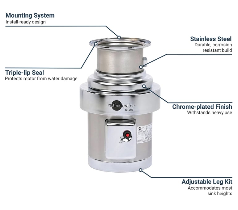 InSinkErator SS2002081 Features