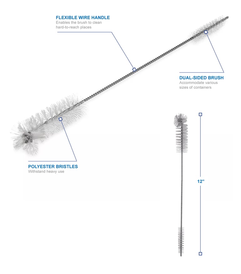 Carlisle Sparta Floor Drain Brush Head 3 x 5 12 - Office Depot