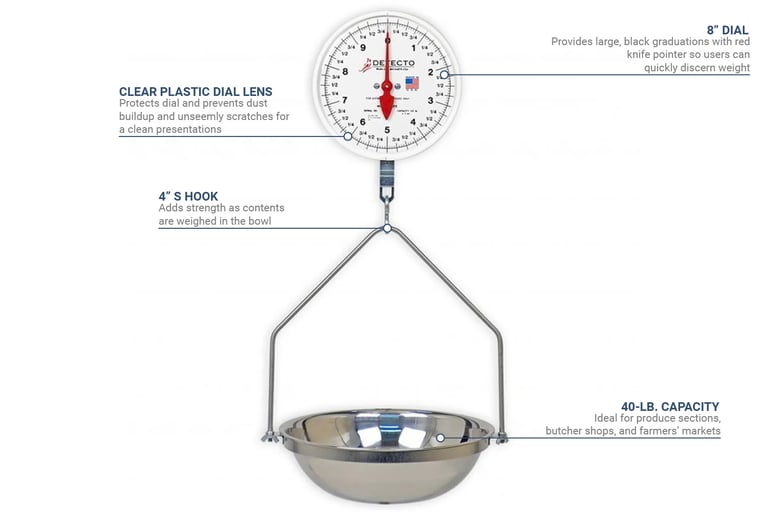 Detecto MCS40H Features