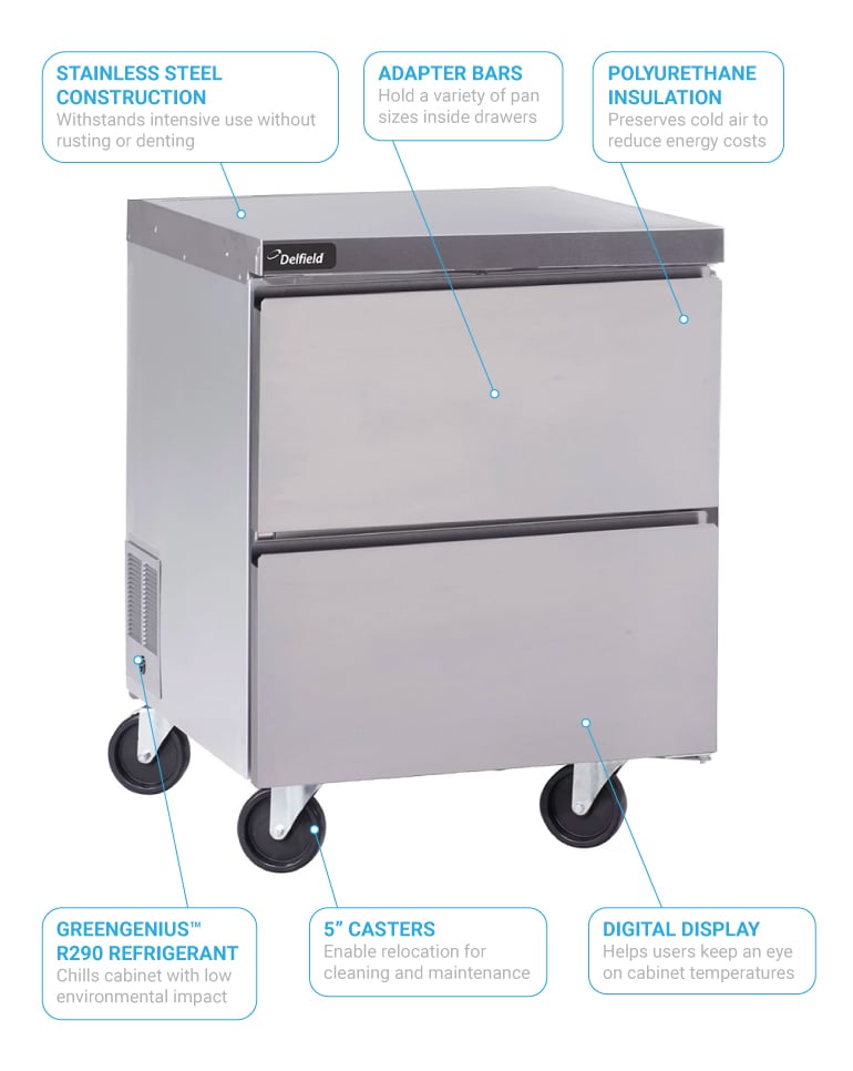 Delfield GUR27PD Features