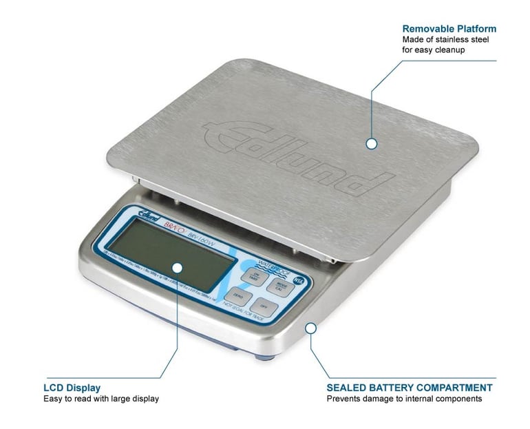 Digital Portion Control Kitchen Scale with Oversized Platform