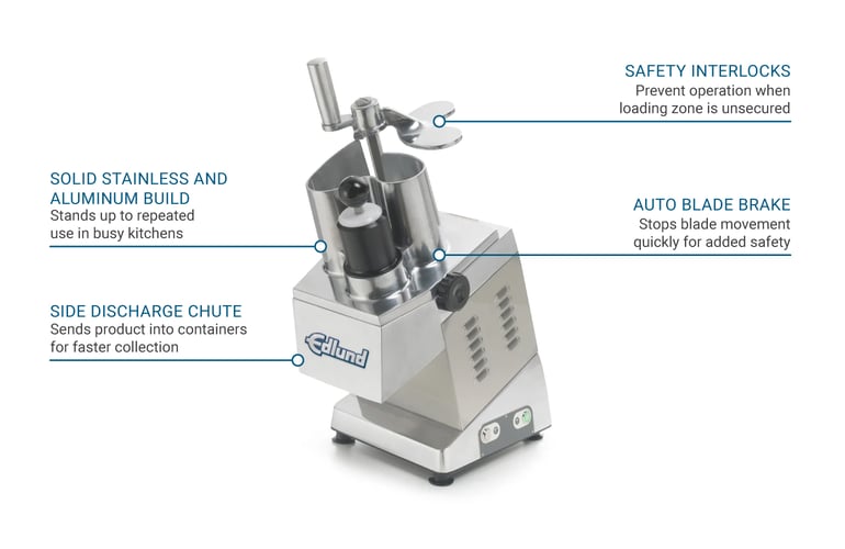 Edlund VC500ADJ Features