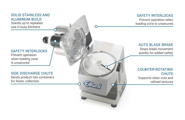 Edlund VCD500 Features