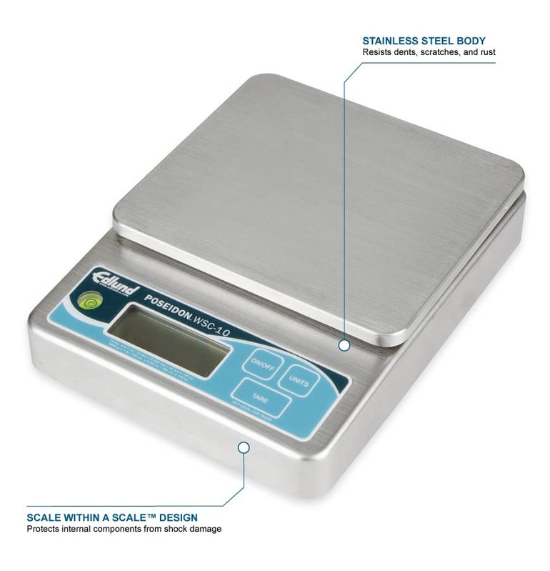 Digital Scale, 6, Silver, Stainless Steel, Compact, Taylor 1020NFS