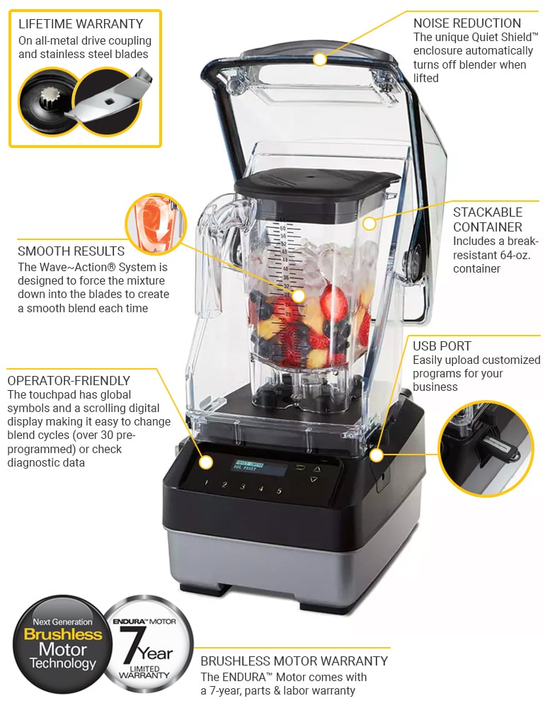 Hamilton Beach Commercial Countertop Drink Blender w