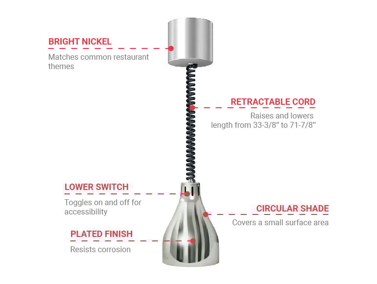 Hatco dl500rtlbrnickl Features