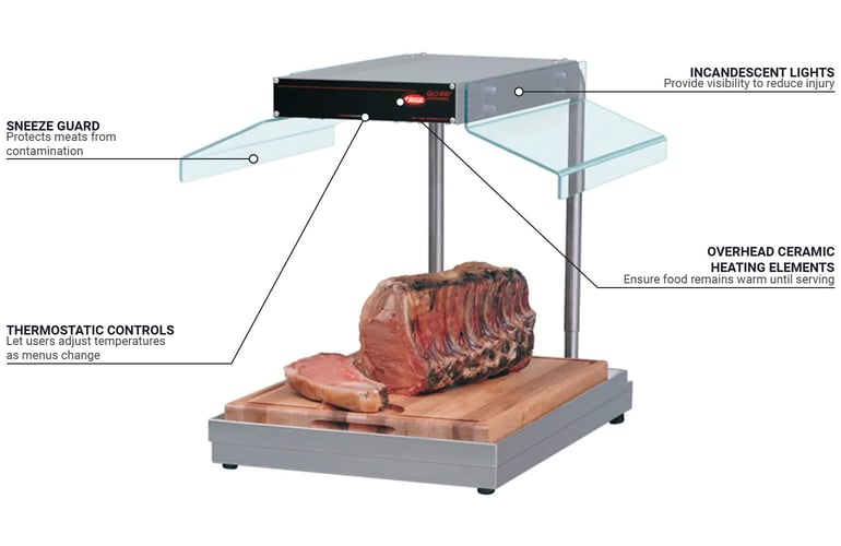 Louis Tellier BREZ02 Raclette Machine for 1/4 Block of Cheese, 120v