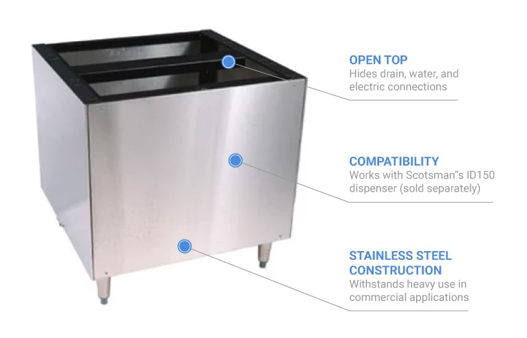 Scotsman IOBDMS22 Ice Dispenser Stand for ID150 & BD150 Models