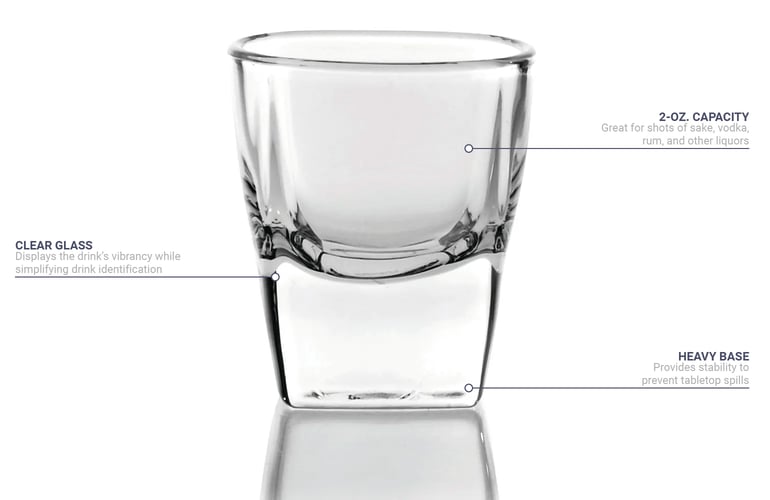 Shot Glasses & Double Shot Glasses - KaTom