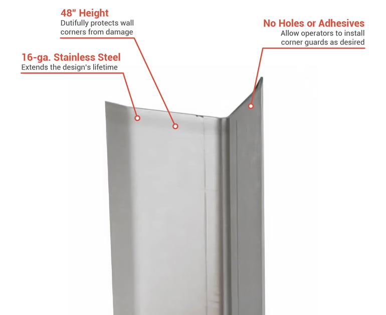 Splash CG 484 OUT Outside Corner Guards 4 x 4 x 48