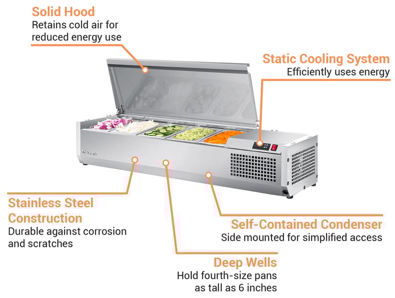 Turbo Air CTST1200N Features