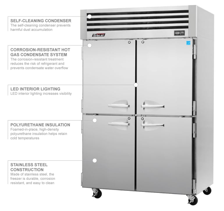 Turbo Air pro504f Features