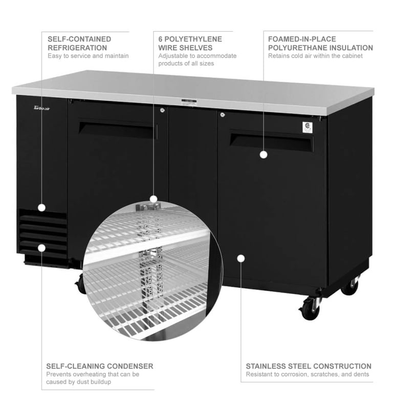 Turbo Air tbb3sbn6 Features