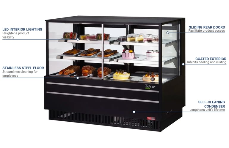 Turbo Air TCGB60UFCOWBNBLK Features