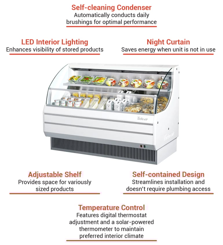 Turbo Air TOM60LWN Features