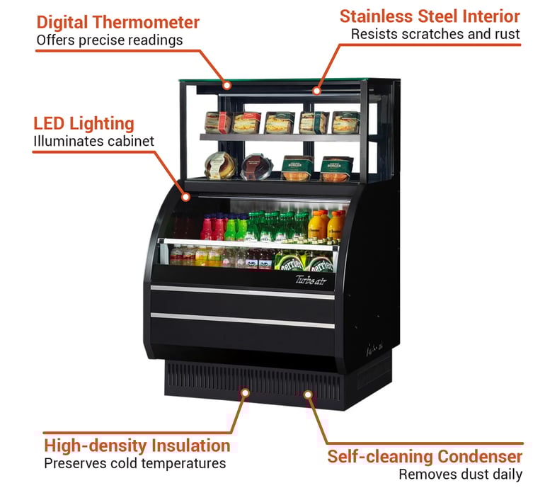 Turbo Air TOMW40SBUFN Features