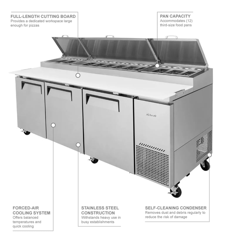Turbo Air TPR93SDN Features