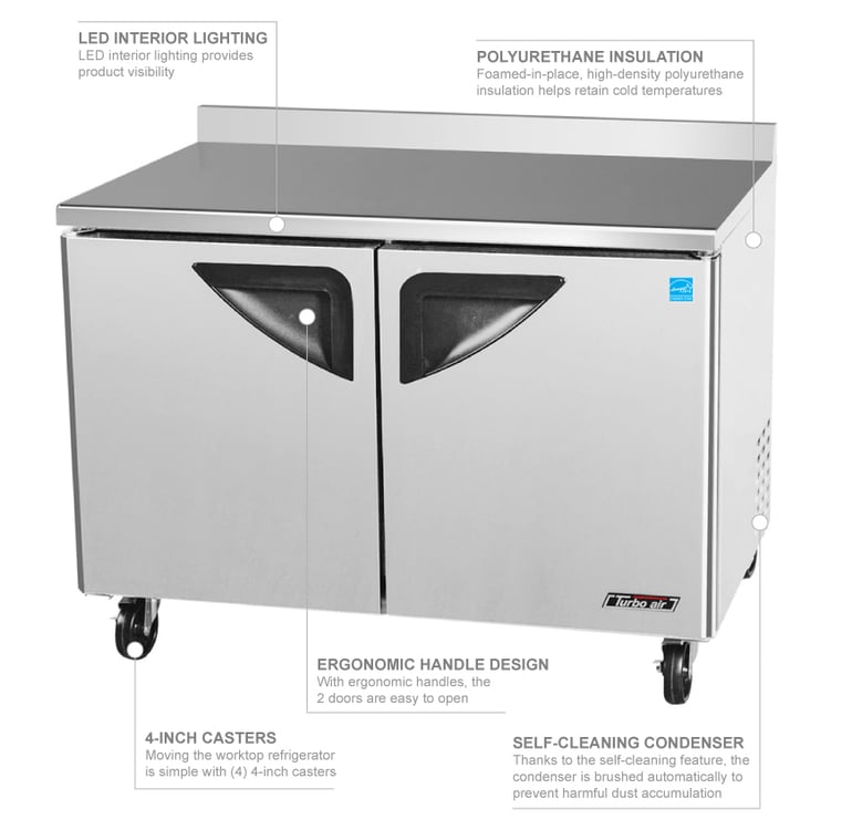 Turbo Air twr48sd Features