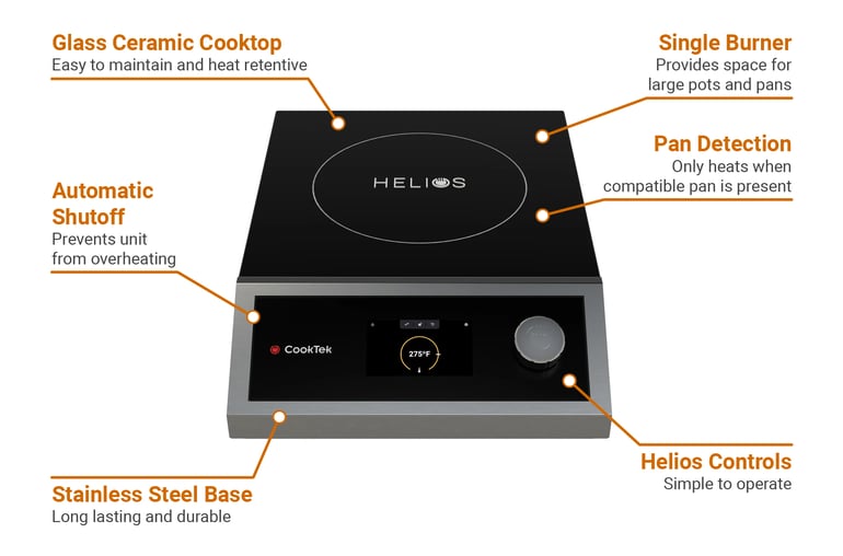 CookTek HTF9500SH251 Features