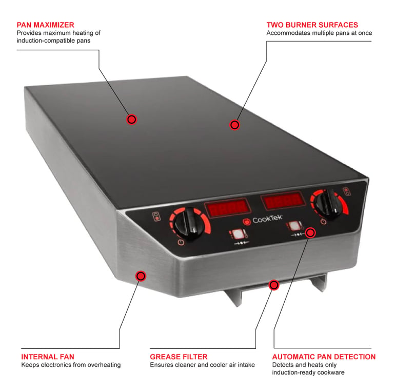CookTek MC3502F Features