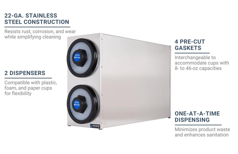 San Jamar C2802 Features