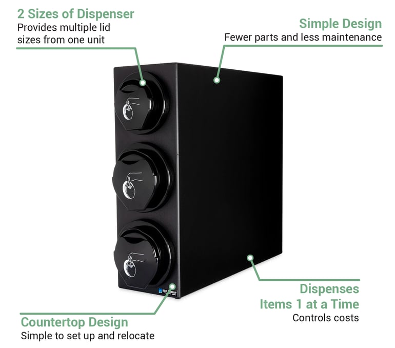 San Jamar L2923BK Features